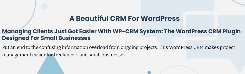 WP-CRM System