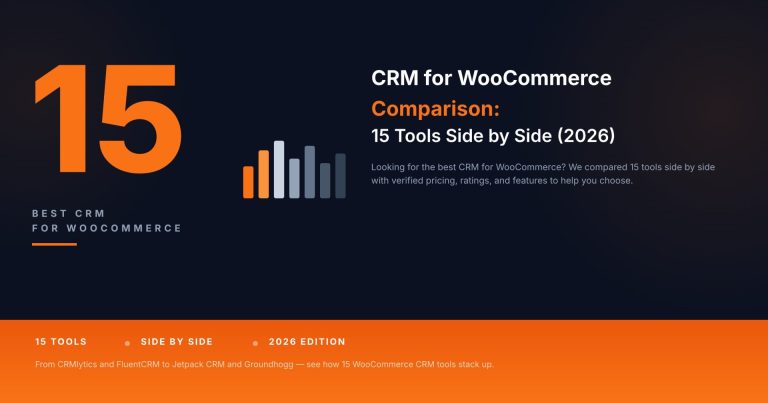 best CRM for WooCommerce comparison
