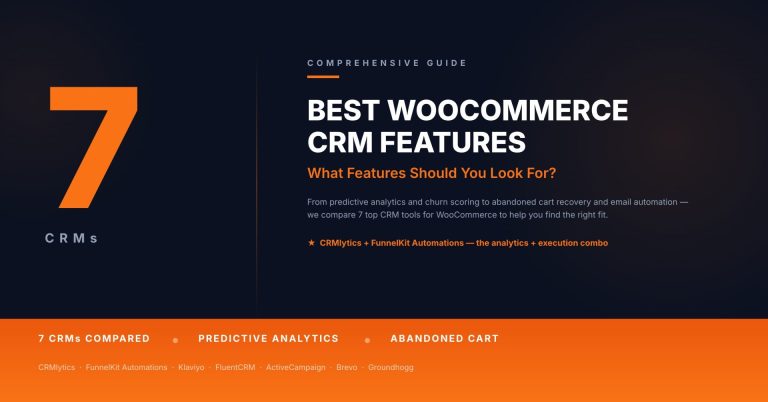 best WooCommerce CRM features