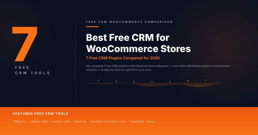 best free CRM for WooCommerce