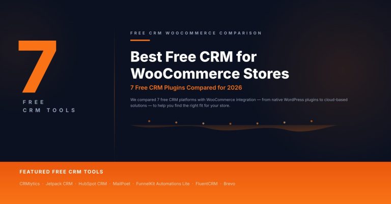 best free CRM for WooCommerce