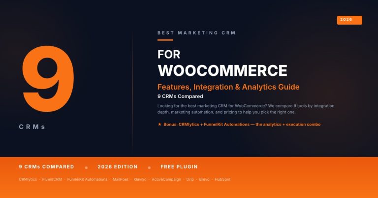 best marketing crm for woocommerce features integration
