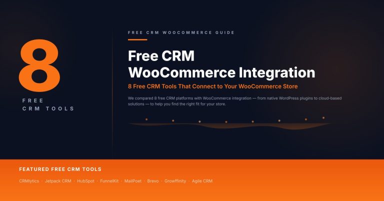 free CRM WooCommerce integration