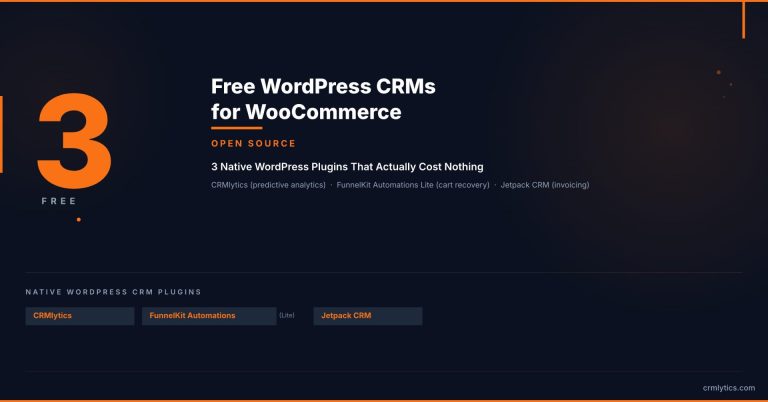 free WooCommerce CRM software open source